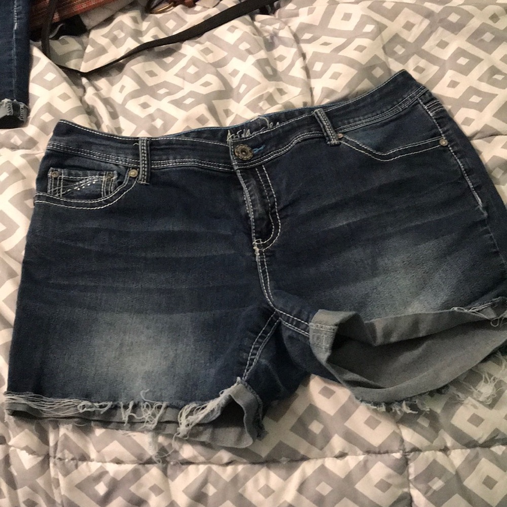 Midi Jean Shorts